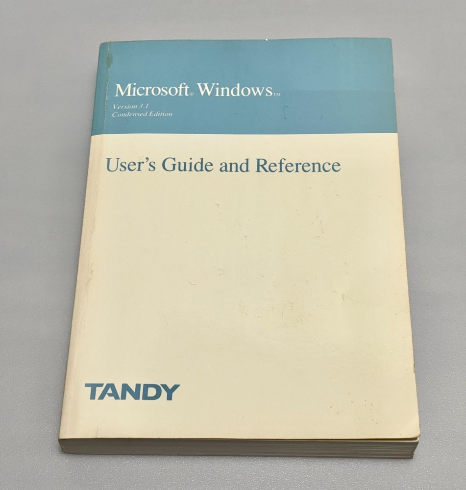 Microsoft Windows Operating System Version 3.1 Tandy OEM