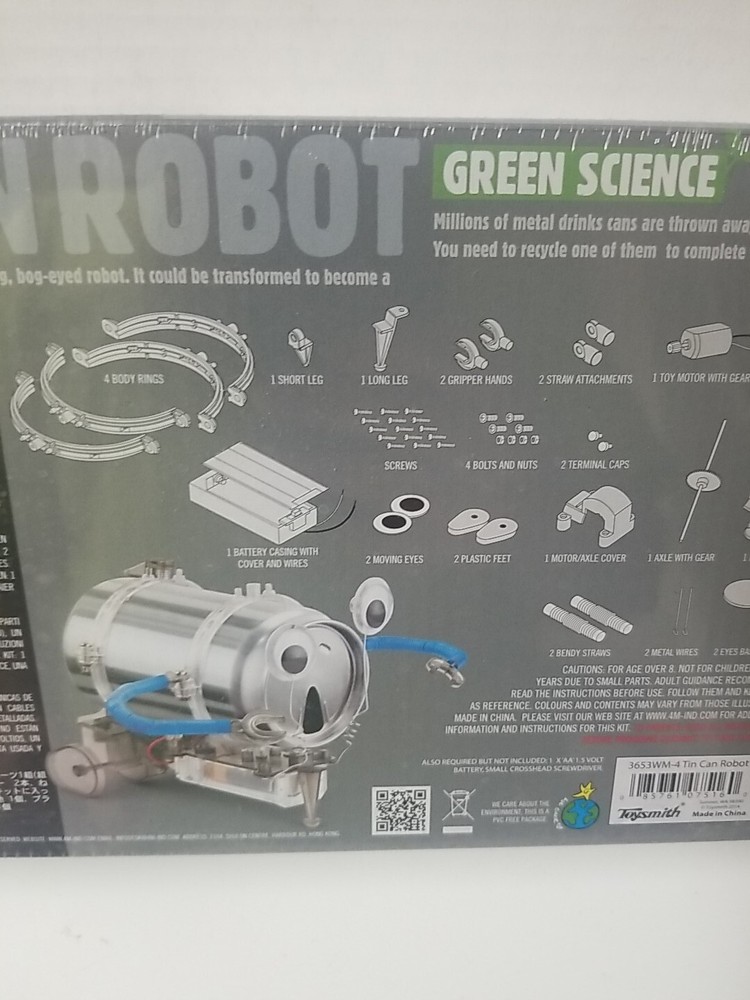 Green Science 4M TIN CAN ROBOT