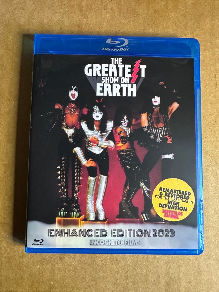 KISS - The Greatest Band on Earth 2023 Enhanced Blu-ray Live Ace Frehley