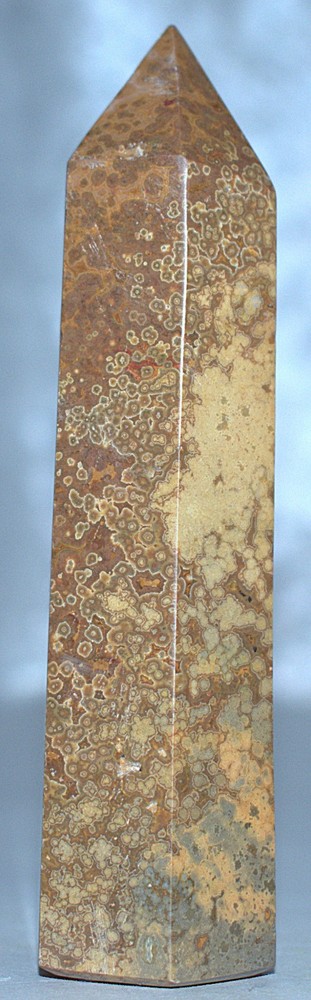 Pretty Orbicular Ocean Jasper Tower 4.66"/233 Grams