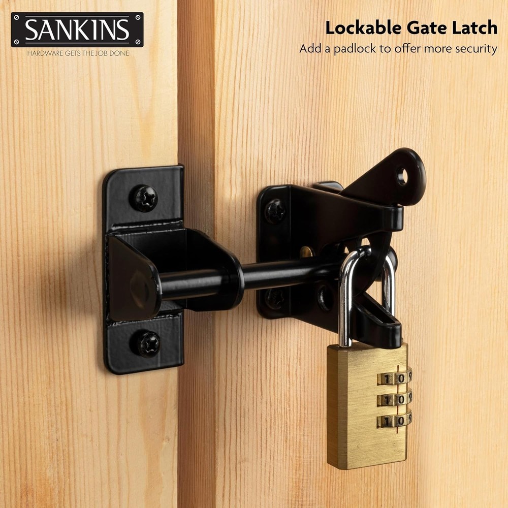 Rust-Resistant Automatic Gravity Lever Gate Latch for Maximum Security Outdoors