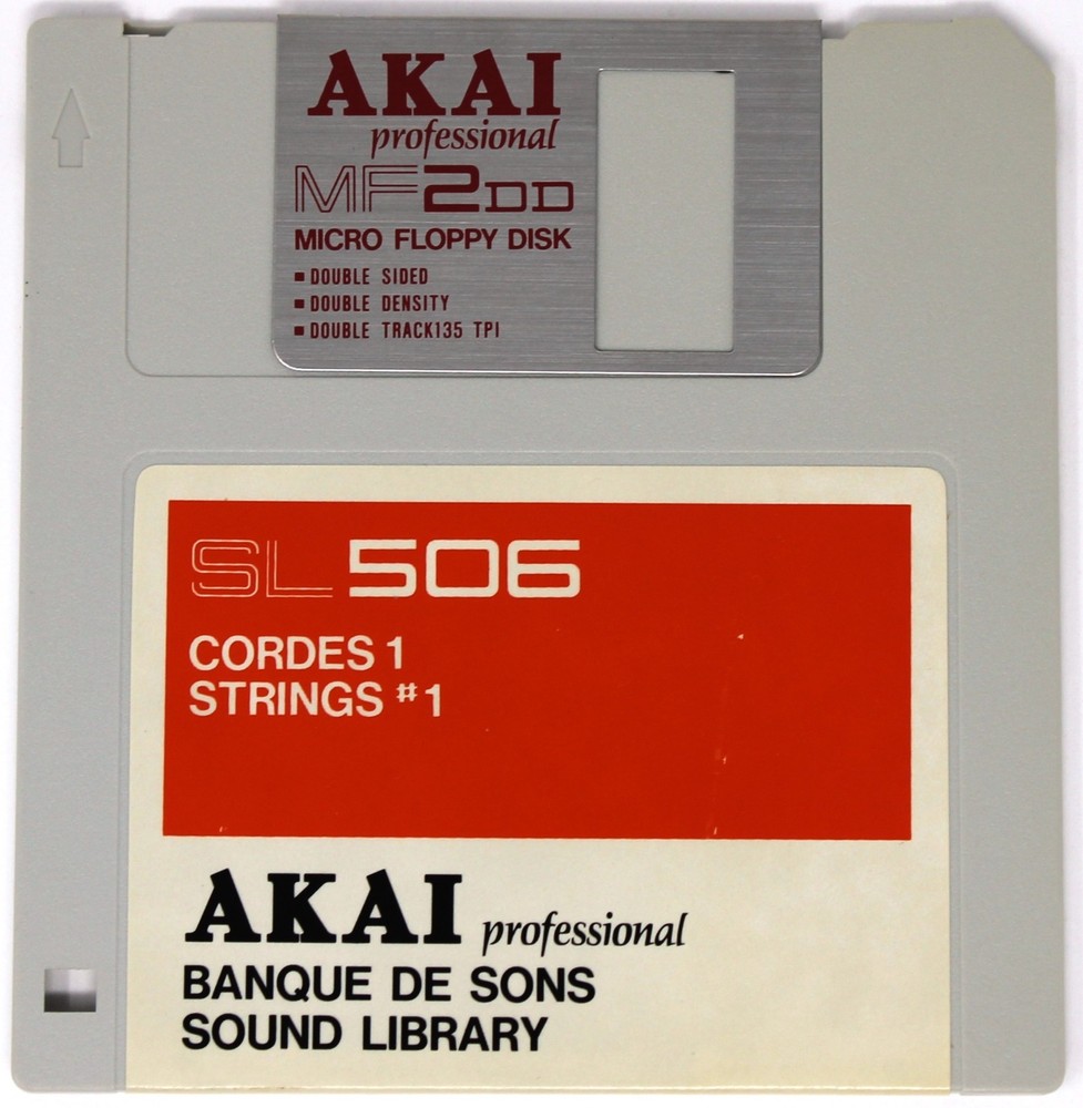 Akai SL506 Strings #1 S900 Format Floppy Disk Banque De Sons