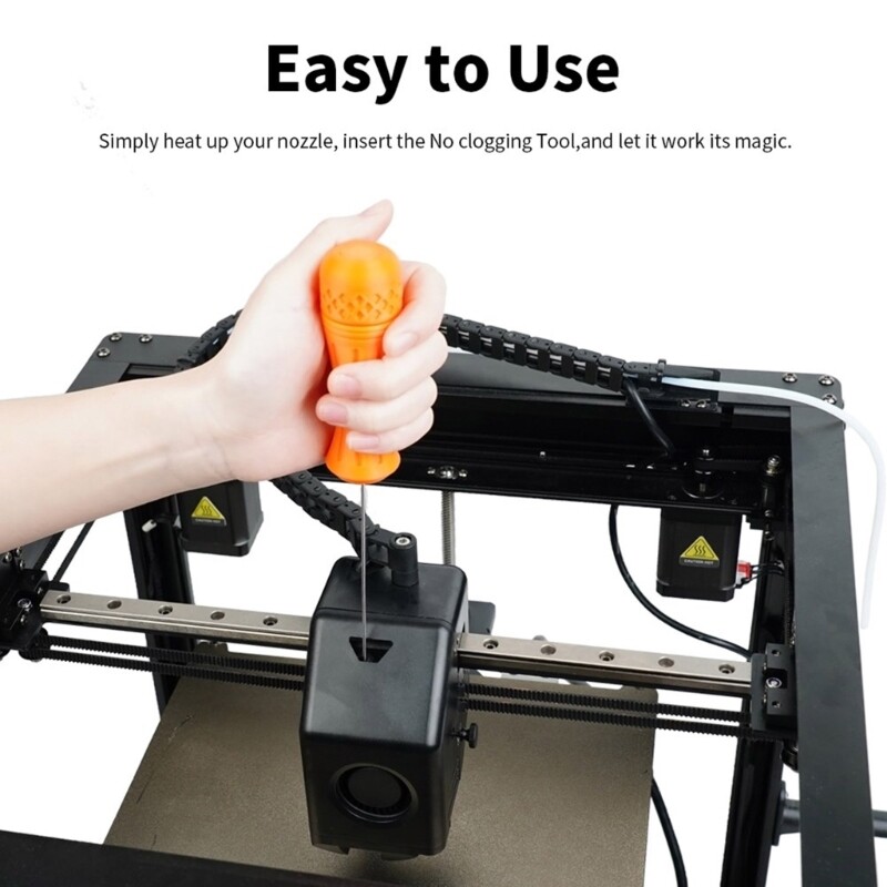 3D Printer Nozzle Highly Efficiency Easy Maintenance for Clogged