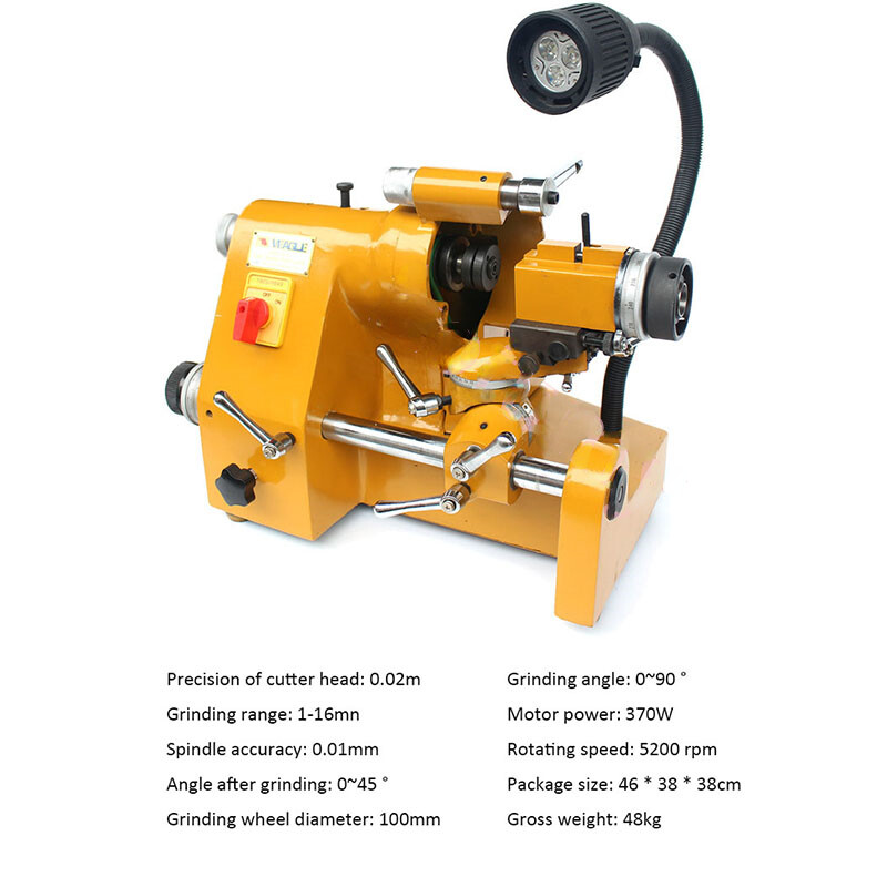220V /380V Universal Cutter Grinder Drill Sharpener Sharpening Machine.