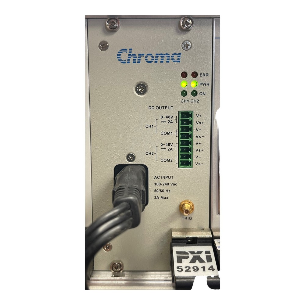 CHROMA PXI 52914 PROGRAMMABLE DC POWER SUPPLY