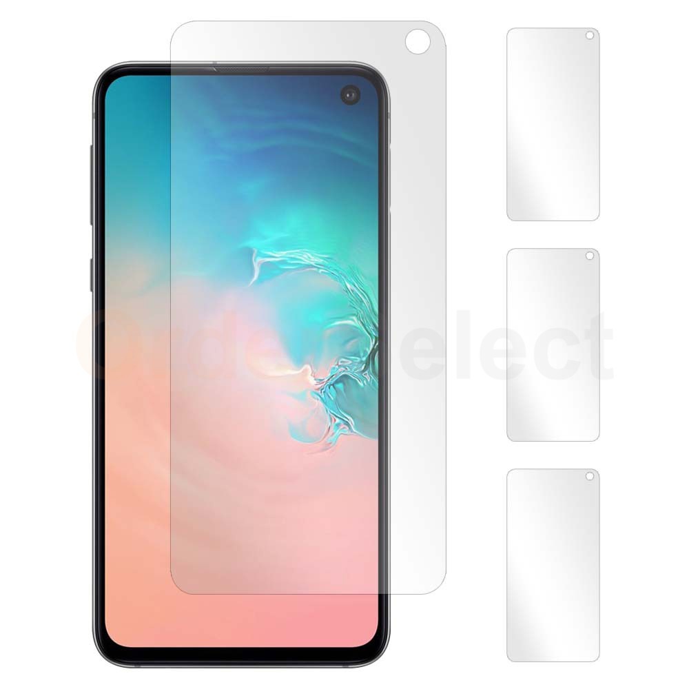 3x Samsung Galaxy S10e Screen Protector w/ cloth