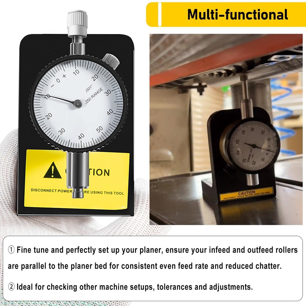 W1218A for Planers Dial Indicator 360 Degree Durable Powerful Magnetic Base