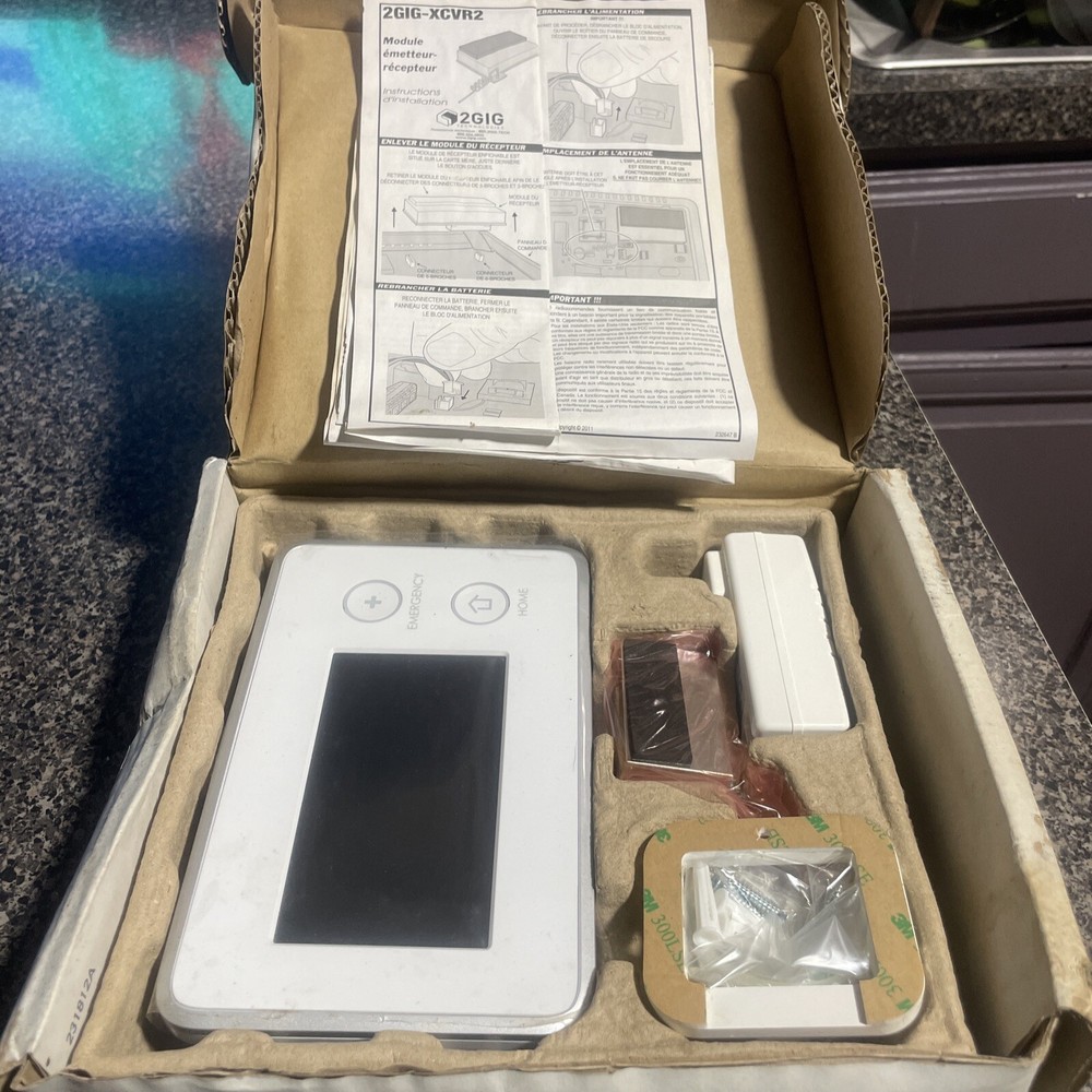 2GIG-TS1 Wireless Touch Screen Keypad White 2GIG-TS1-EKIT
