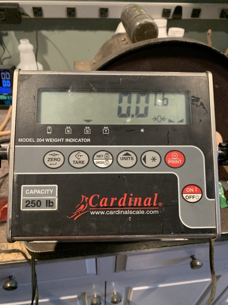 Cardinal Scale Model 204 weight indicator, 5000 lbs capacity