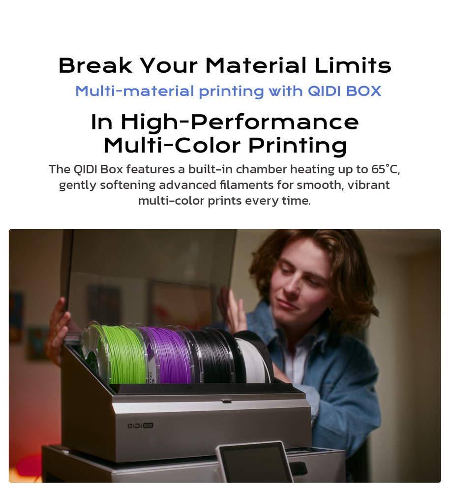 QIDI Q2 3D Printer Full Auto Leveling 600mm/s High-Speed Printers