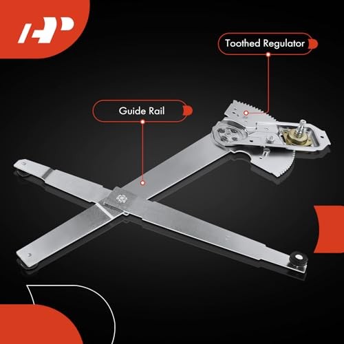 Front Driver Side Manual Window Regulator Compatible with Dodge Ramcharger
