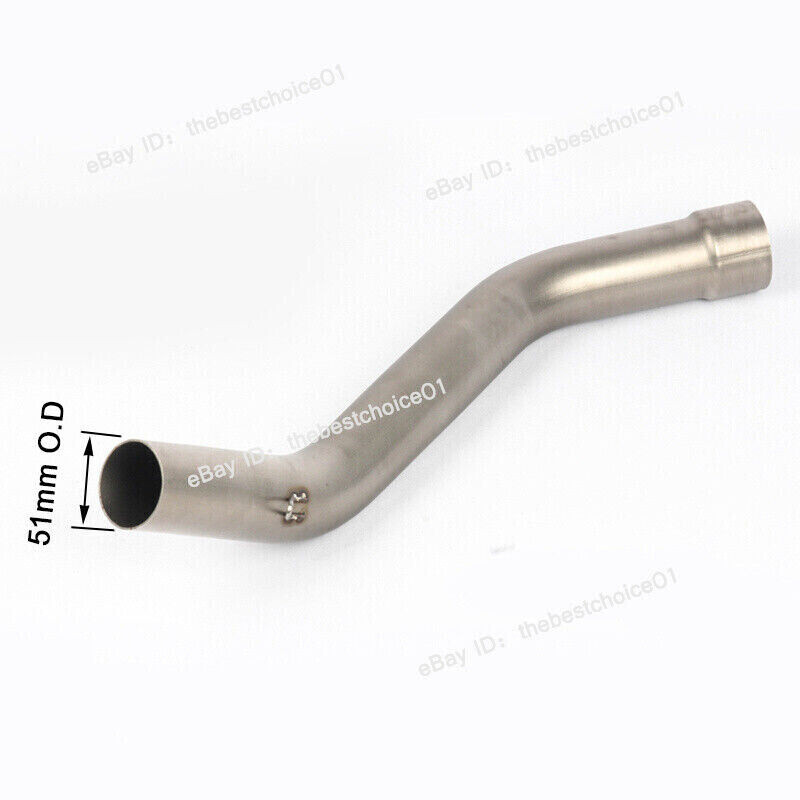 For Kawasaki Ninja ZX6R ZX636 09-23 Exhaust Link Pipe Modified Mid Connect Tube