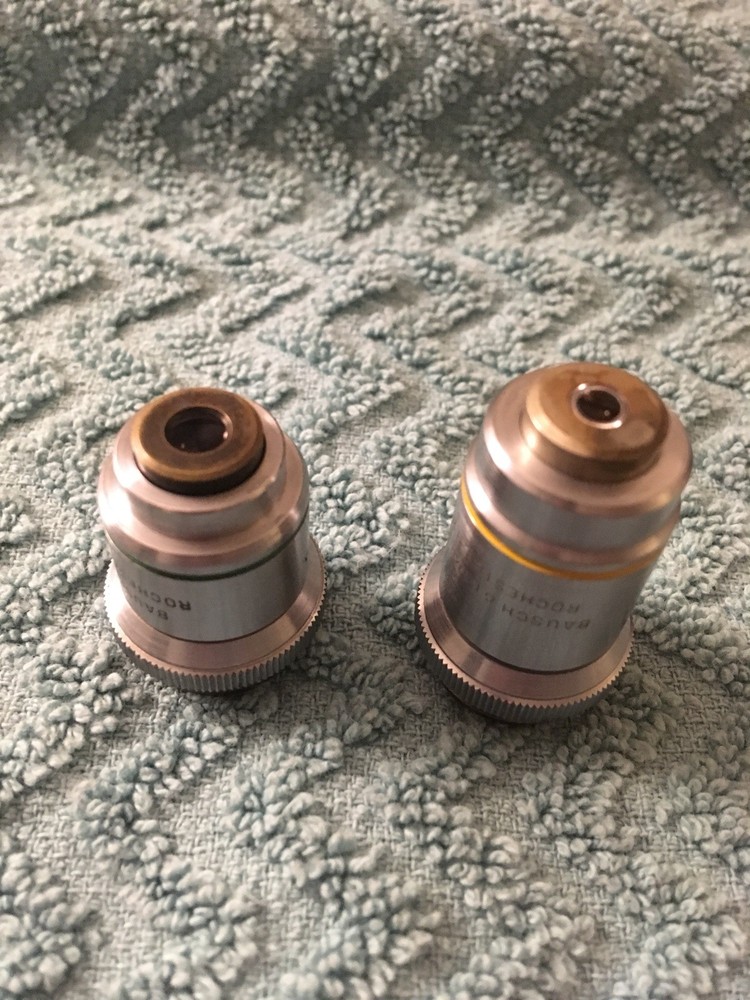 2 Pc Bausch Lomb Objectives 10x/43x