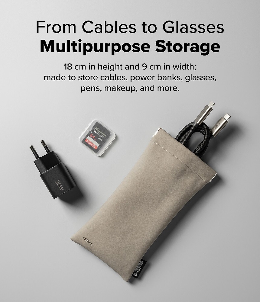For Universal Pen Cable Glasses Wireless EarBuds Case | Ringke [One Touch Pouch]