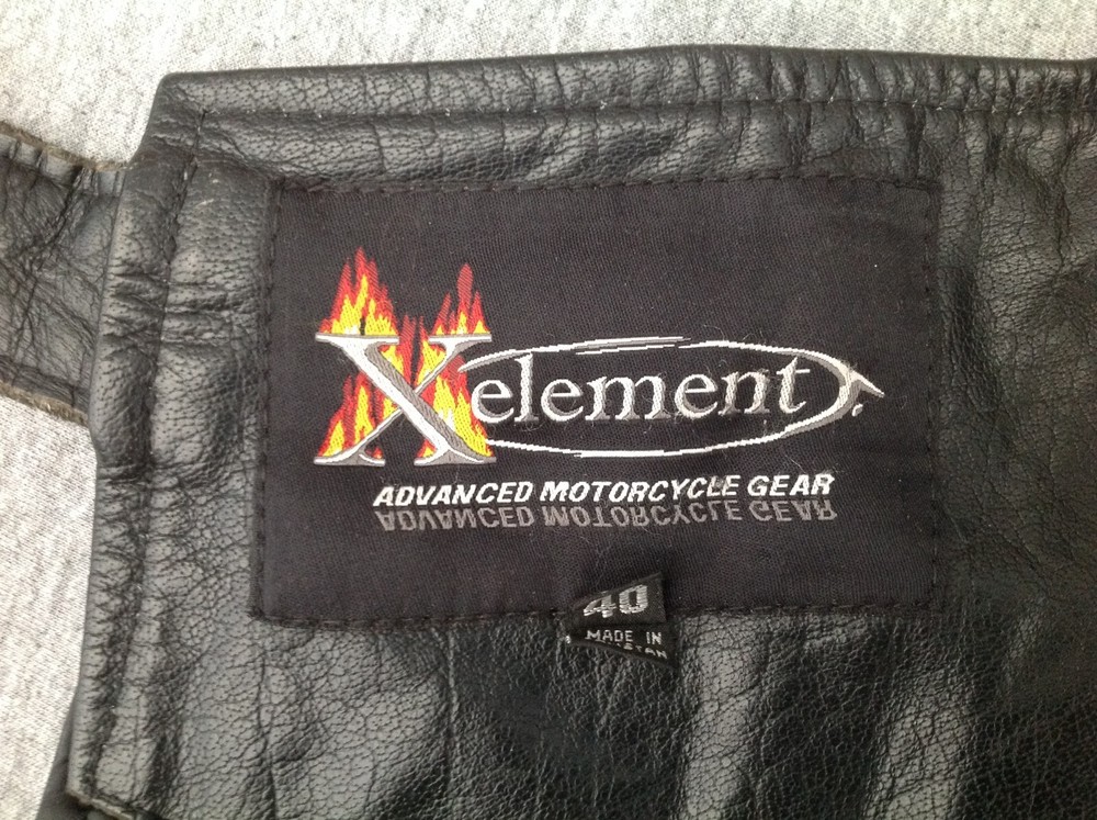 Xelement Leather Chaps, Size 40