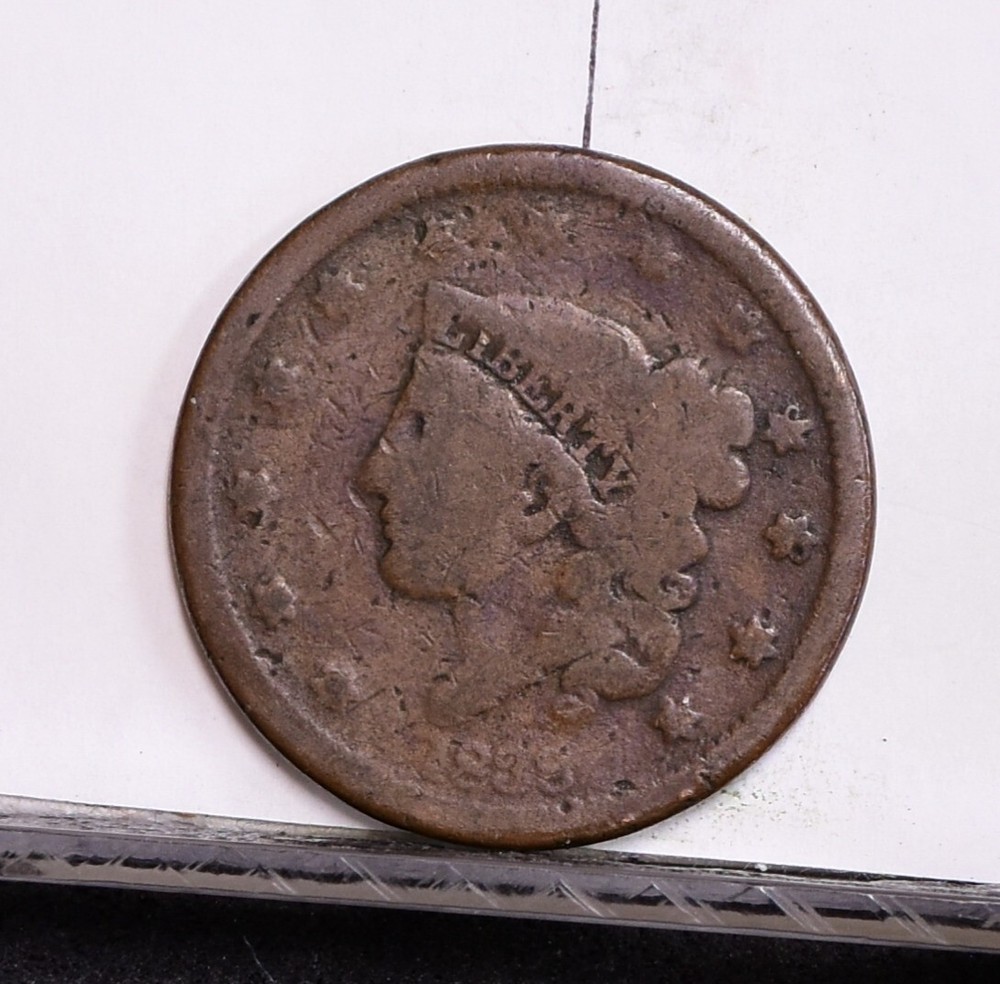 1838 Large Cent - AG (#57167-L)