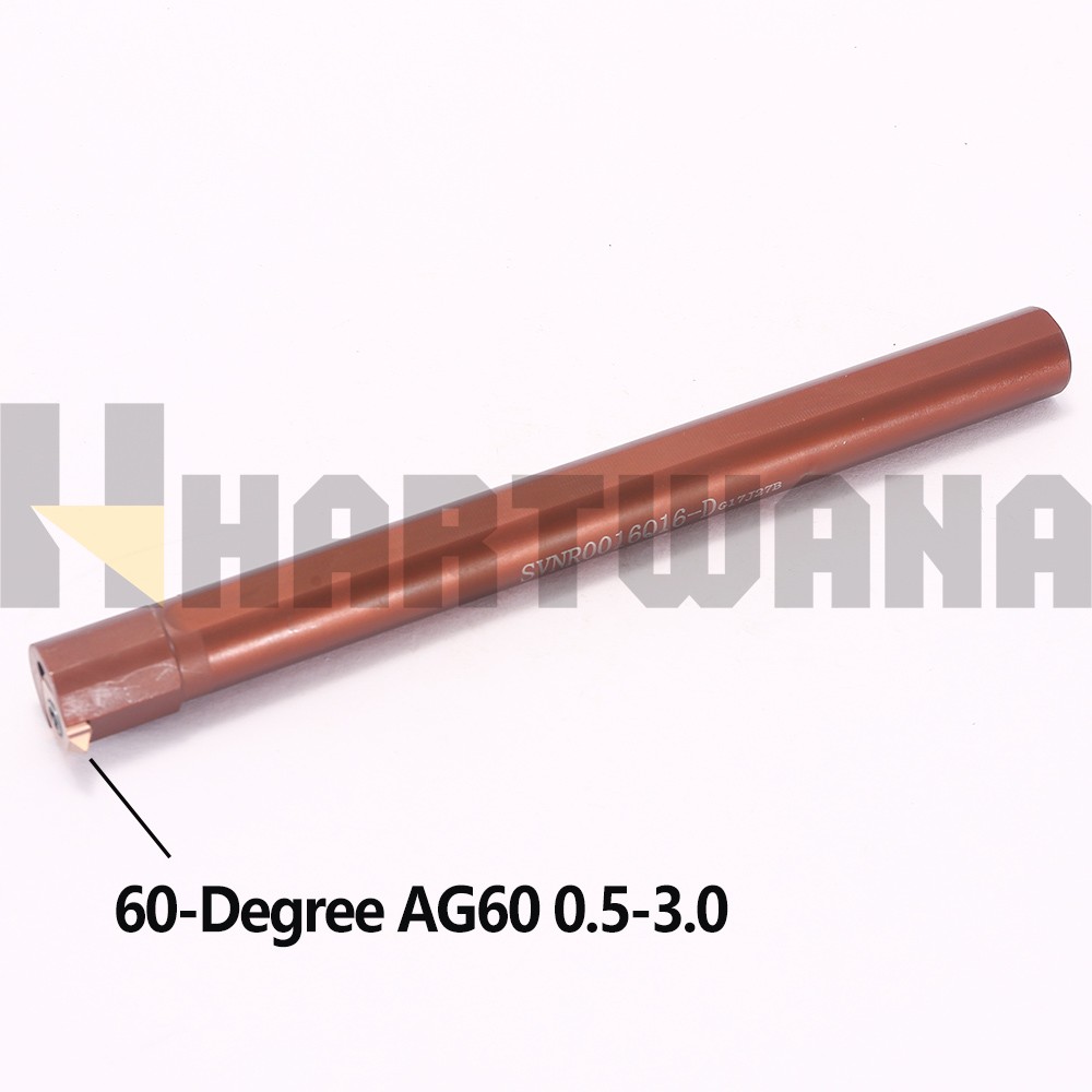 16VNRAG60 Threading Insert 0.5-3.0 Vertical Indexable Threading Boring Bar 16mm