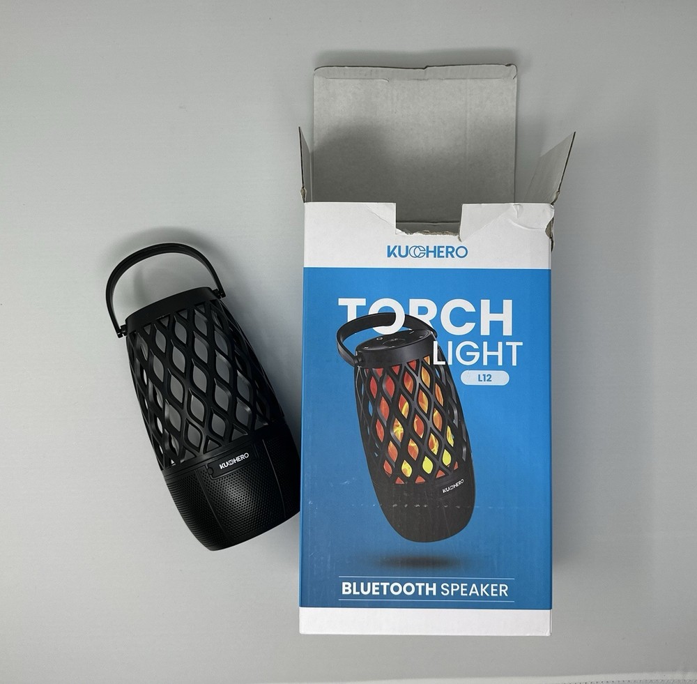 Frontier Waterproof Tik Torch Style Bluetooth Wireless Speaker w/ Flame Effect