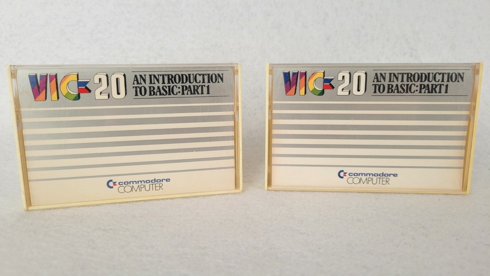 An Introduction to Basic: Part 1 for Commodore VIC-20, Two Cassettes, Sides 1-4