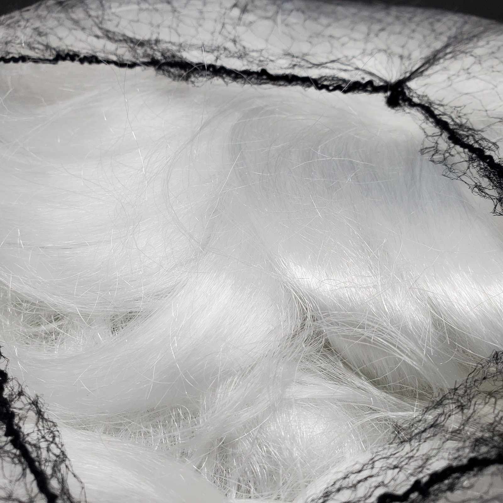 Spirit Halloween White Long Curls Wig with Cap, New Wig