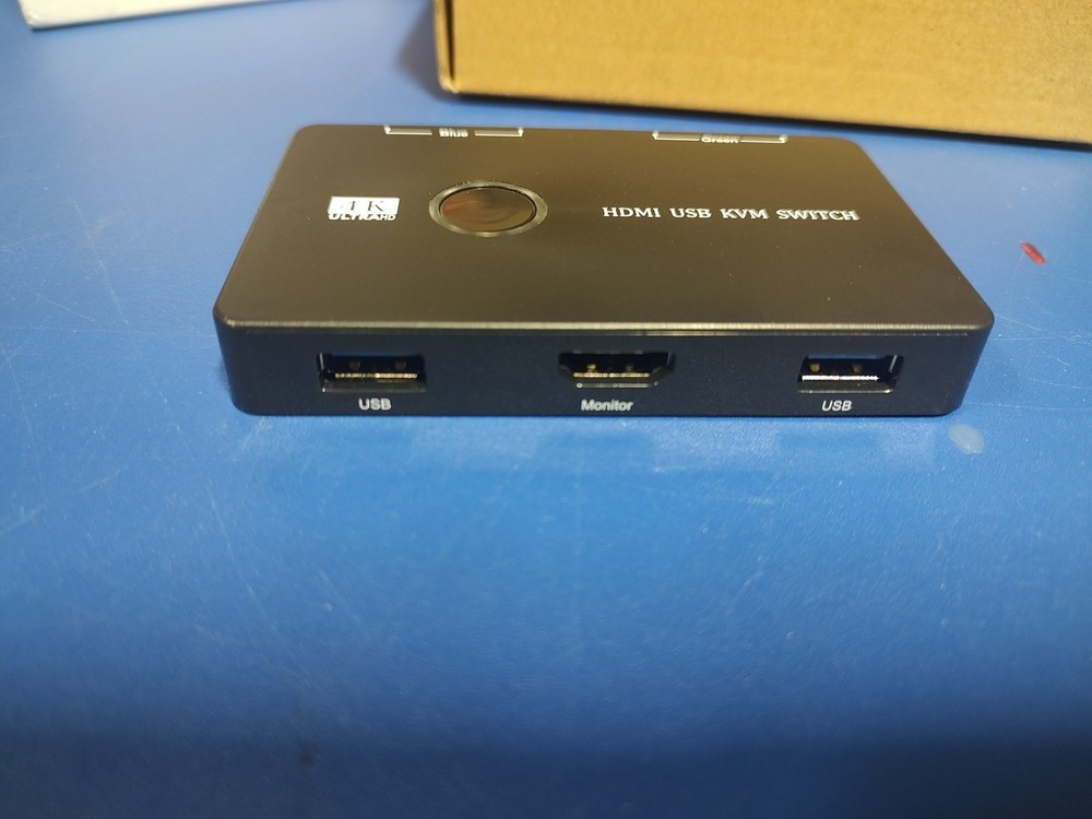 KVM HDMI USB KVM SWITCH 2 PORT BOX (NEW)