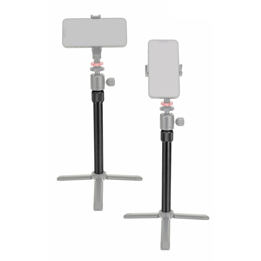 35cm Rod Tripod 2-section Extension Camera Pole Stick 1/4'' Thread Stabilizer