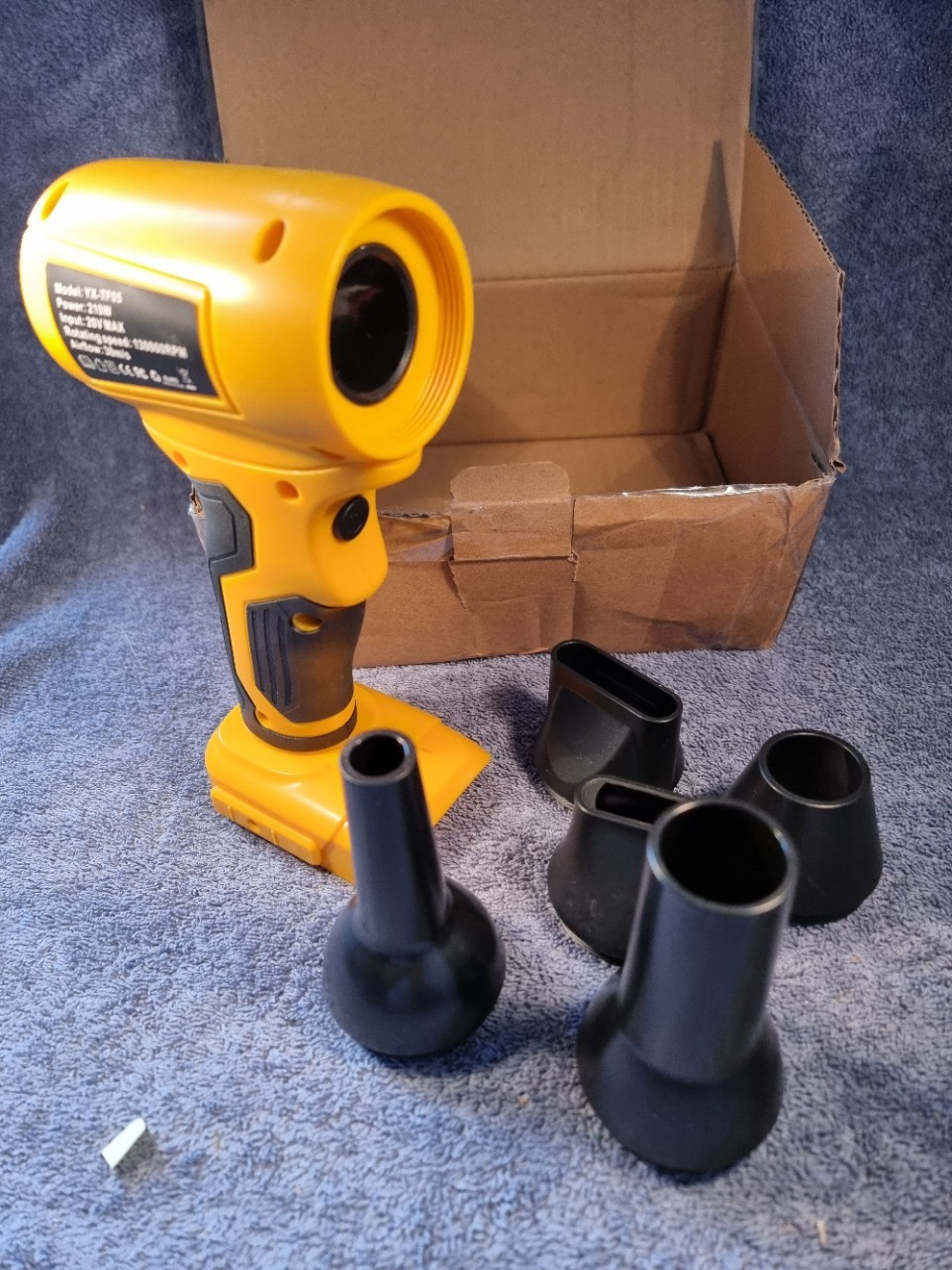 Air Blower Duster for Dewalt 20V Battery Handheld Cordless Leaf Fire Dust Clean