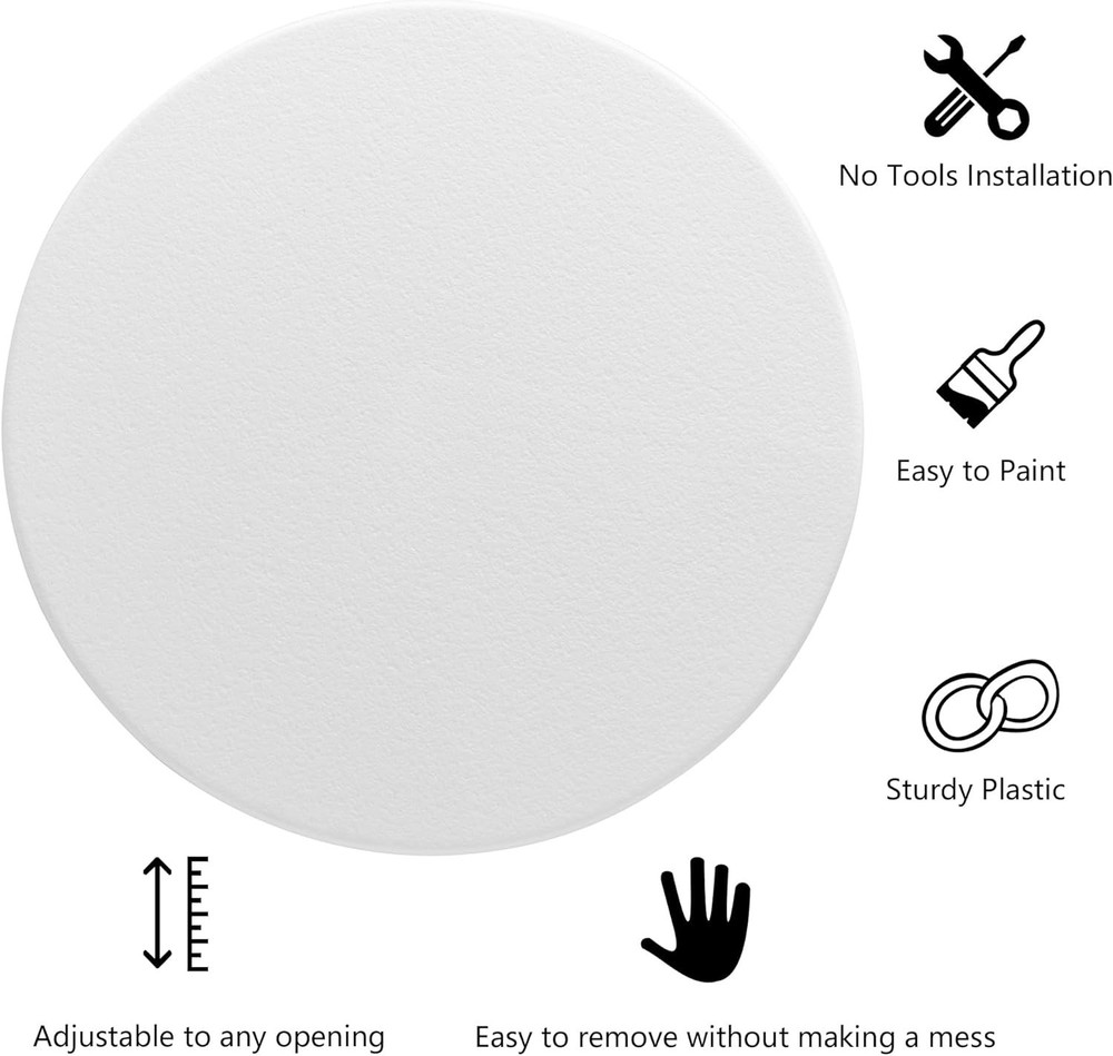 10" Round Access Panel for Ceiling and Wall - Adjustable from 6 to 9 inches -...