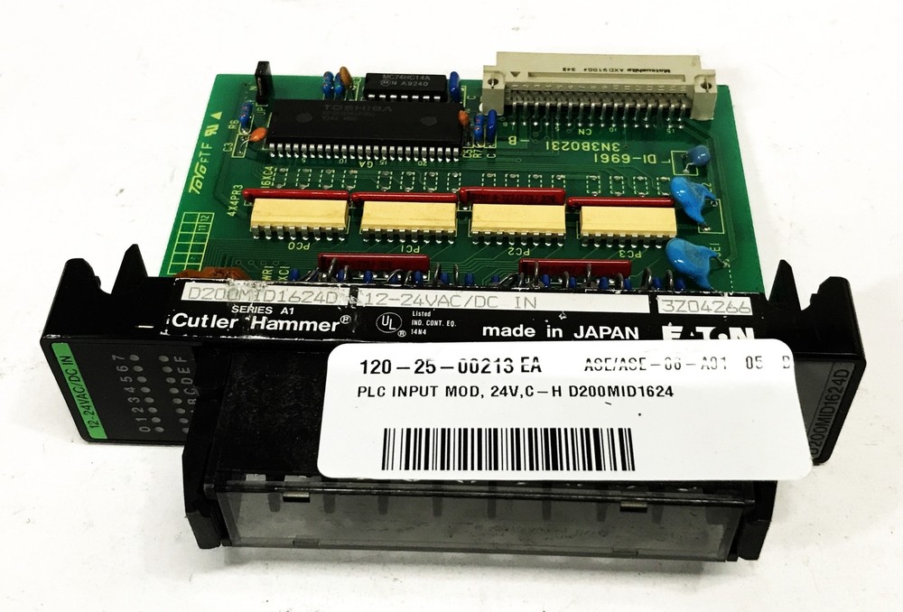 Cutler Hammer AC/DC Input Module D200MID1624D NOS