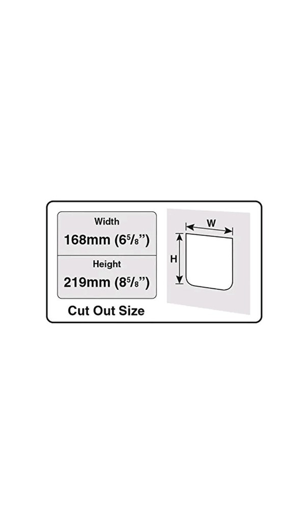Cat Mate Electromagnetic Cat Flap White