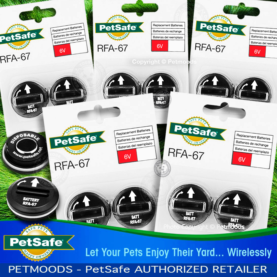 PetSafe RFA-67D-11 Batteries Wireless Fence Dog Collar PIF-275-19 NEW Qty 10