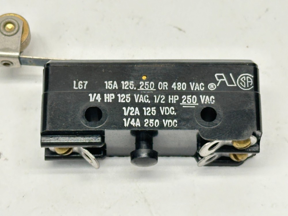 Micro Switch BZ-RL2X Roller Switch 15A 480VAC 250VDC 8739