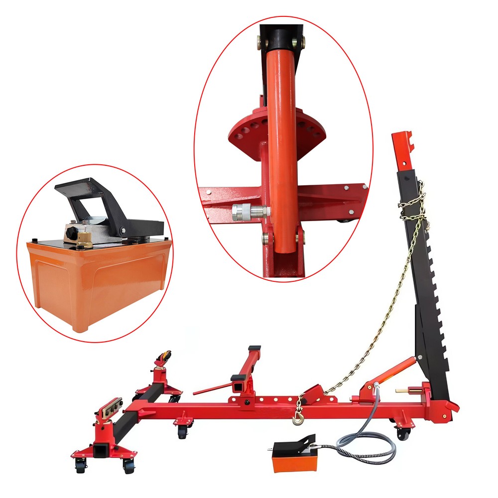 Auto Body Frame Puller Straightener Car Frame Machine 6600lbs Loading Capacity