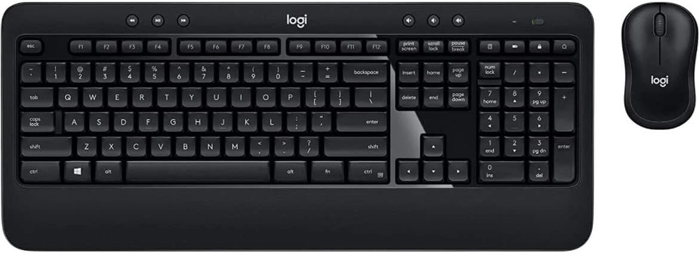 Logitech Advanced Complete Wireless Keyboard and Mouse Combo 2 Full Size MK540E