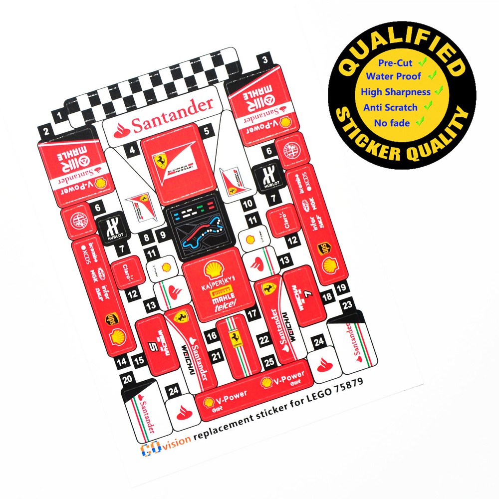 Replacement sticker for set 75879, Precut sticker only