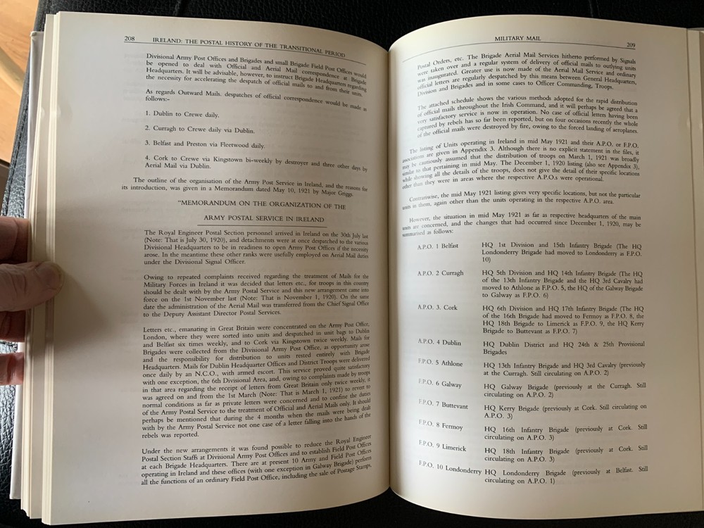 Ireland’s Transition Postal History Transitional Period C I Dulin philately