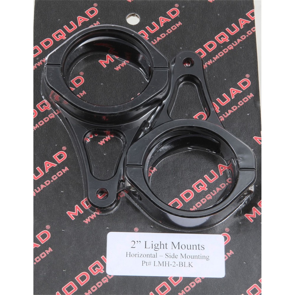 Modquad MQ Light Mount 2" Horizontal Mount Black LMH-2-BLK