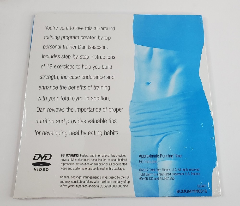 Total Gym 1600 Exercise Flip Chart with Tower Insert Holder