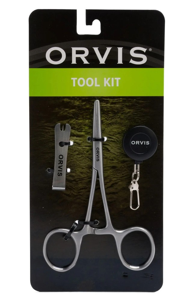 Orvis Essentials Tool Kit - Nippers - Forceps - Zinger
