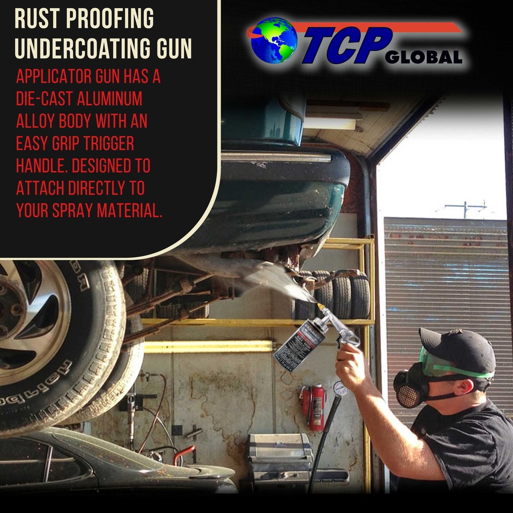 Air Rustproofing/Undercoating Gun Suction Feed with Gauge & 22" Nozzle