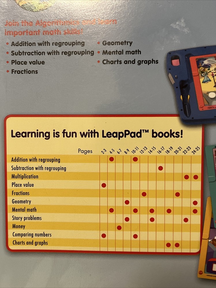 NIP Leap Pad Plus Writing Meet the Band The Algorithmics 2nd Grade Math