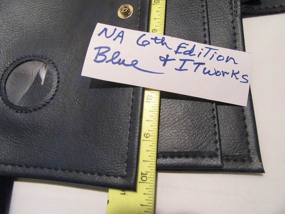 Narcotics Anonymous NA 6th Basic Text & How an Why Blue double book Cover Coin