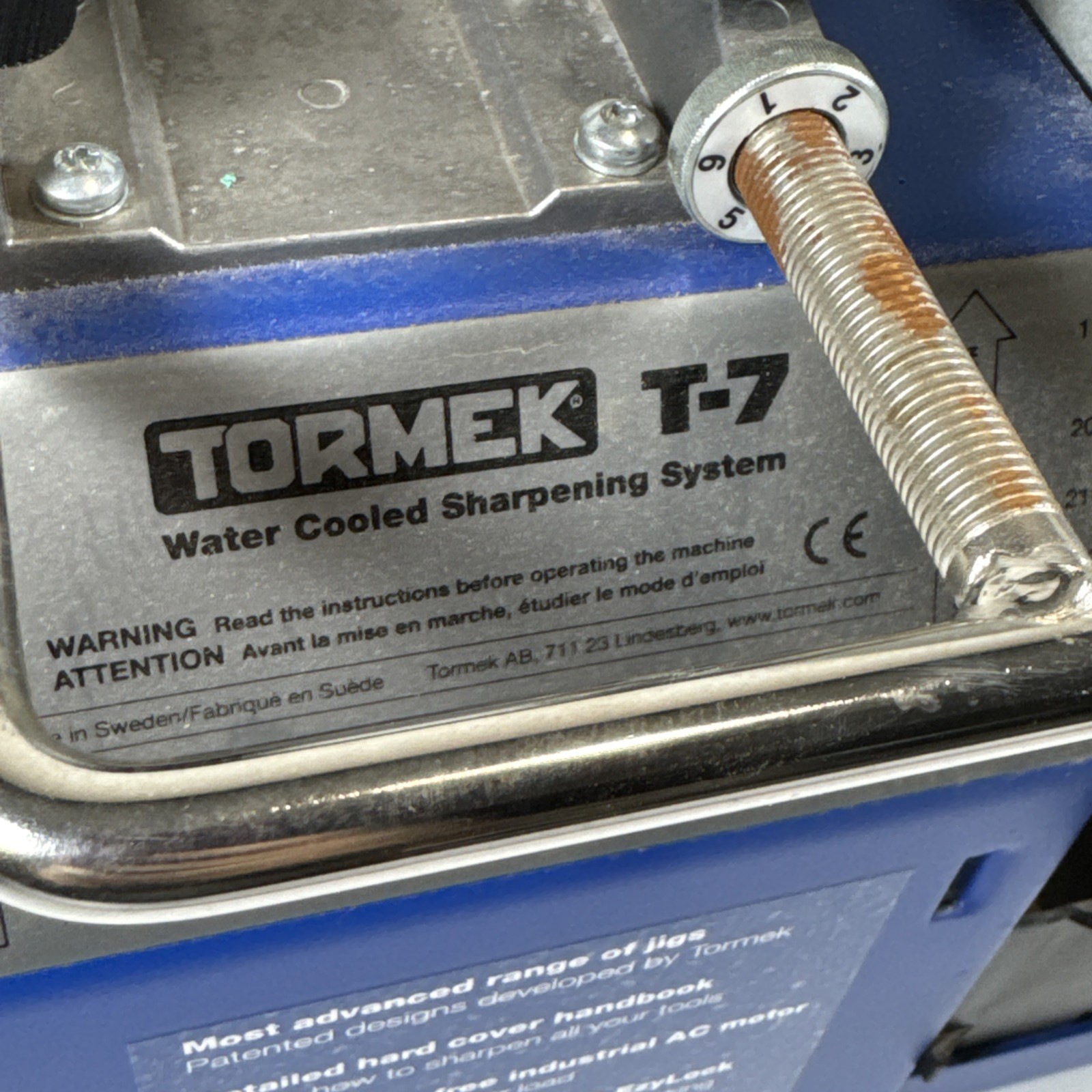 Tormek T-7 Water Cooled Sharpening System With Tools Tested Working