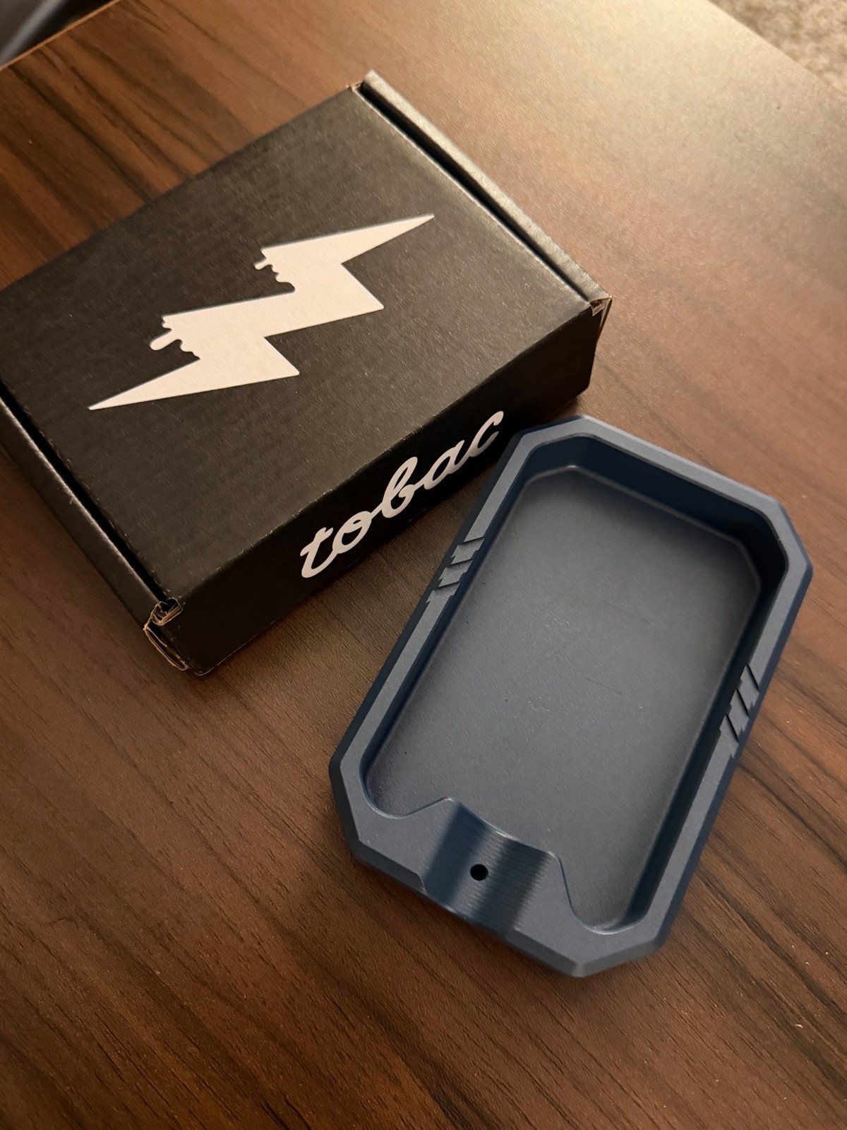 Tobacco Tactical Totac Cigar Ashtray teal / blue