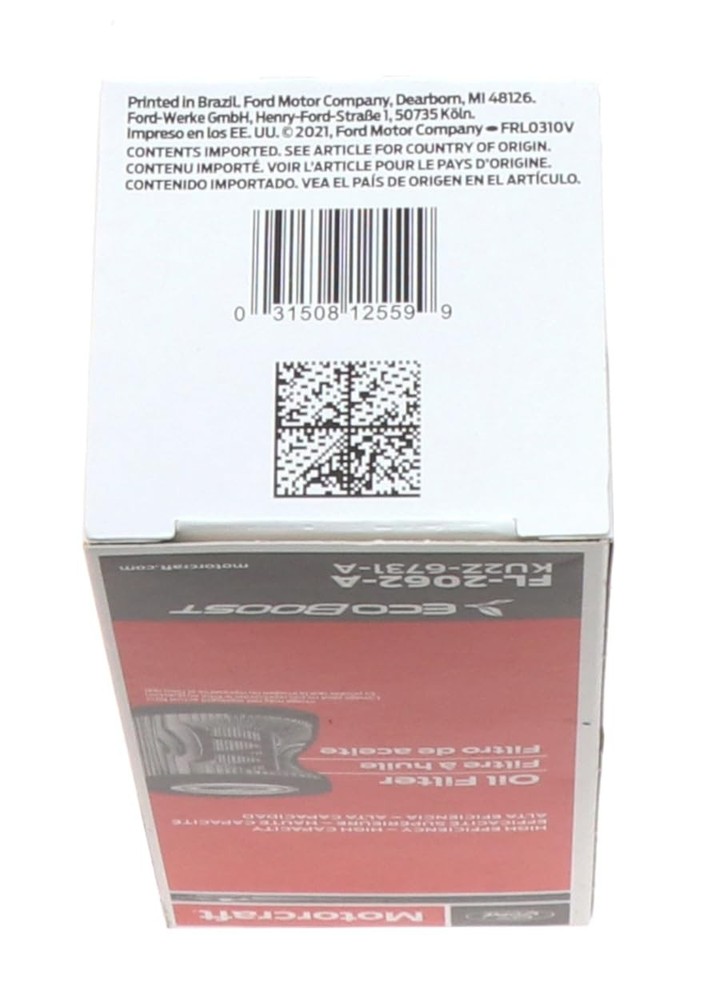 Motorcraft Oil Filter - FL2062A