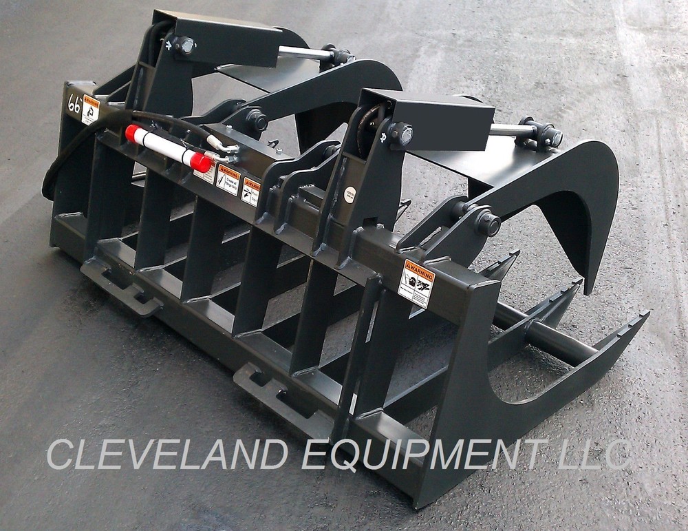 NEW 84" ROOT GRAPPLE ATTACHMENT Skid Steer Loader Rake Brush Wacker Neuson Volvo
