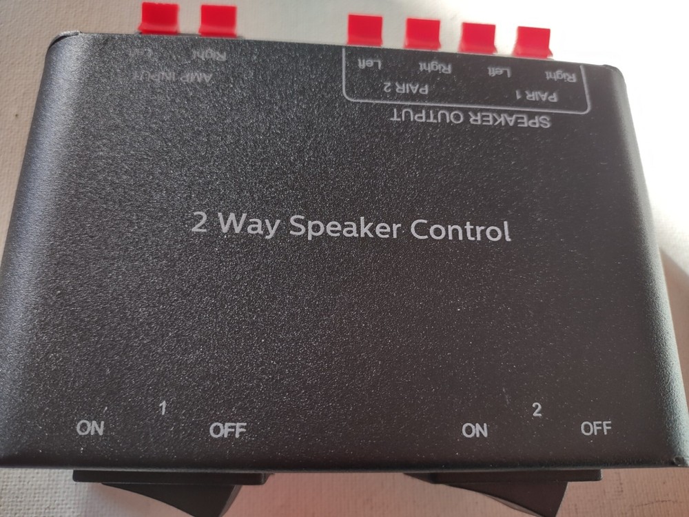 2 way speaker control box
