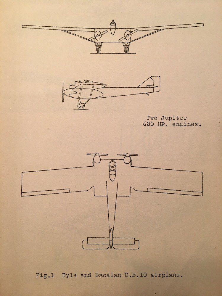 Original 1927 Dyle et Bacalan DB-10 Night Bomber Circular booklet