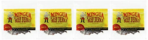 Mingua Mild Beef Jerky 3.5oz Bag [1-Bag]
