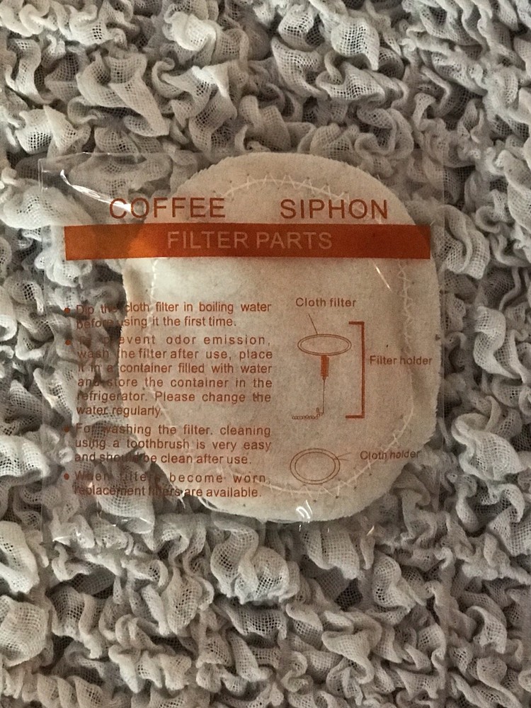New Yama Vacuum Coffee Siphon Replacement Cloth Filter Assembly